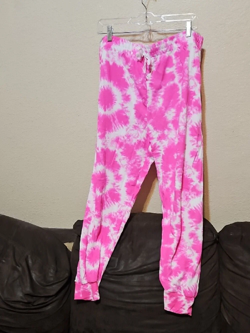 Pink Tie-Dye Hoodie and Jogger Set